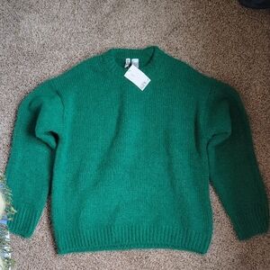 Men's Crewneck Sweater in Green